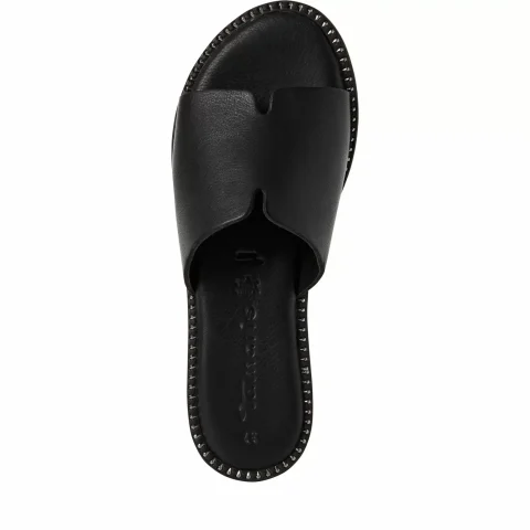 Дамски Равни Чехли TAMARIS – 1-27135-42-001 BLACK — снимка 6