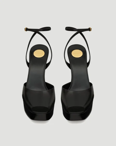 La Sandale Platform Sandals in Smooth Leather — снимка 3