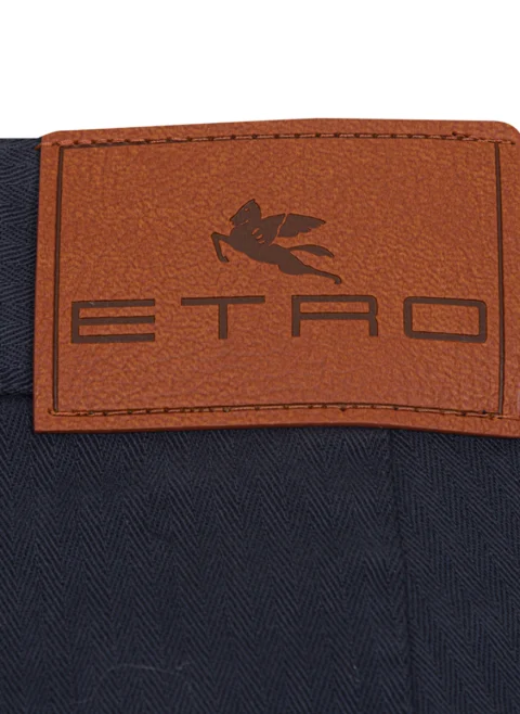Панталон с лого бродерия Etro Kids — снимка 2