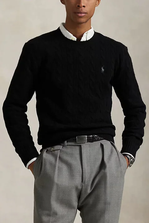 Плетено 2/15 Wool/Cash Rws-Lsl-Plo 710876762001 001 black — снимка 2