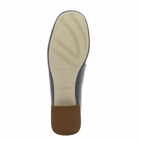 Токчета CLARKS – 26181311 DAISS30 SHINE NAVY PATENT — снимка 5