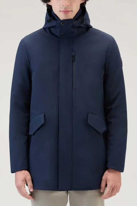 Палто Barrow Mac Soft Shell Coat CFWOOU0792MRUT3496 3989 melton blue — снимка 2