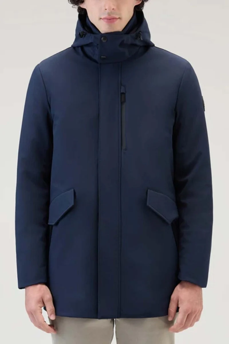 Палто Barrow Mac Soft Shell Coat CFWOOU0792MRUT3496 3989 melton blue — снимка 2