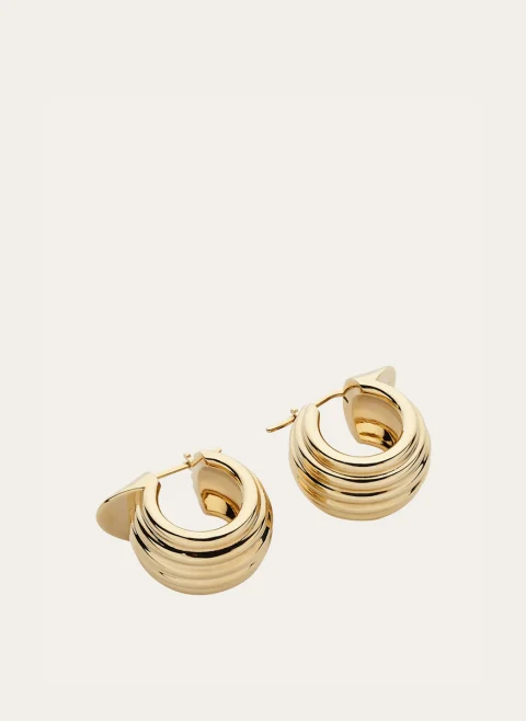 Обеци 'Gancini' Ferragamo — снимка 3