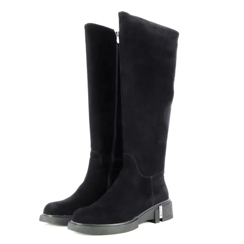 Офицерки CARLO FABIANI – 12018315 BLACK SUEDE — снимка 3