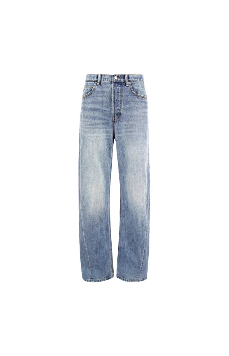 Logo Pocket Jeans in Light Indigo