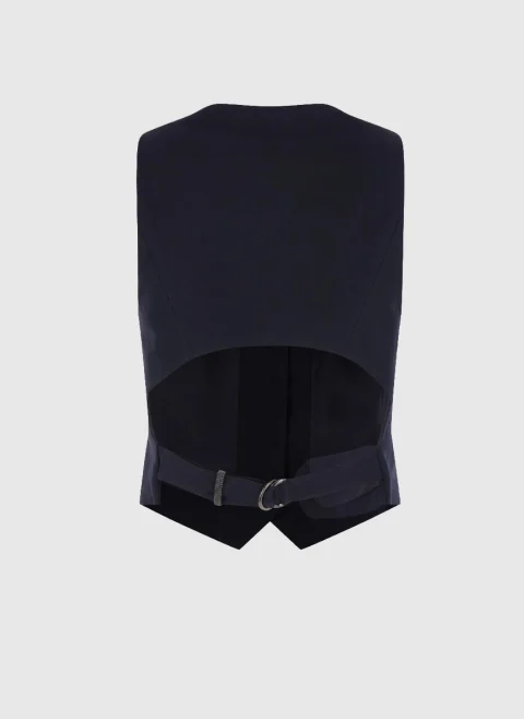 Елек с 'Cut-out' детайл Brunello Cucinelli — снимка 2