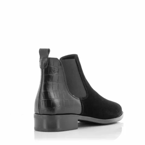 Дамски Равни Боти TAMARIS – 1-25376-41 017 BLK SUED/STR — снимка 2