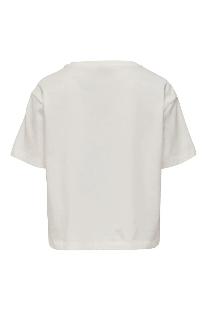 Детски Top Konmay S/S Loose Top Jrs 15253315 11-4201 tcx cloud dancer — снимка 2