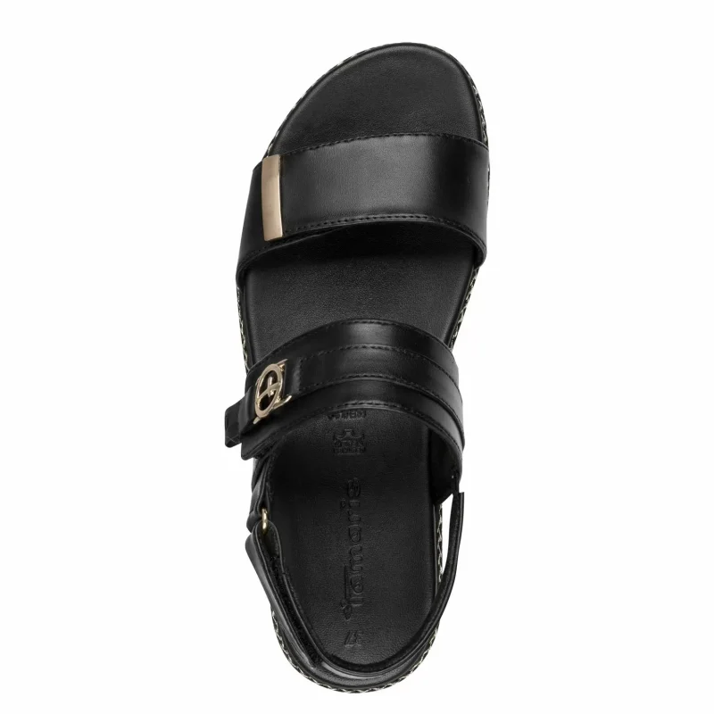 Дамски Сандали На Платформа TAMARIS – 1-28264-44-001 BLACK_1 — снимка 5