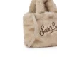 Дамска бежова чанта Mini Vanity SAINT BARTH — снимка 3