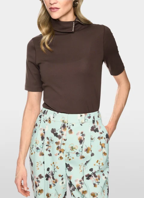 Блуза с поло яка Marc Cain Collections