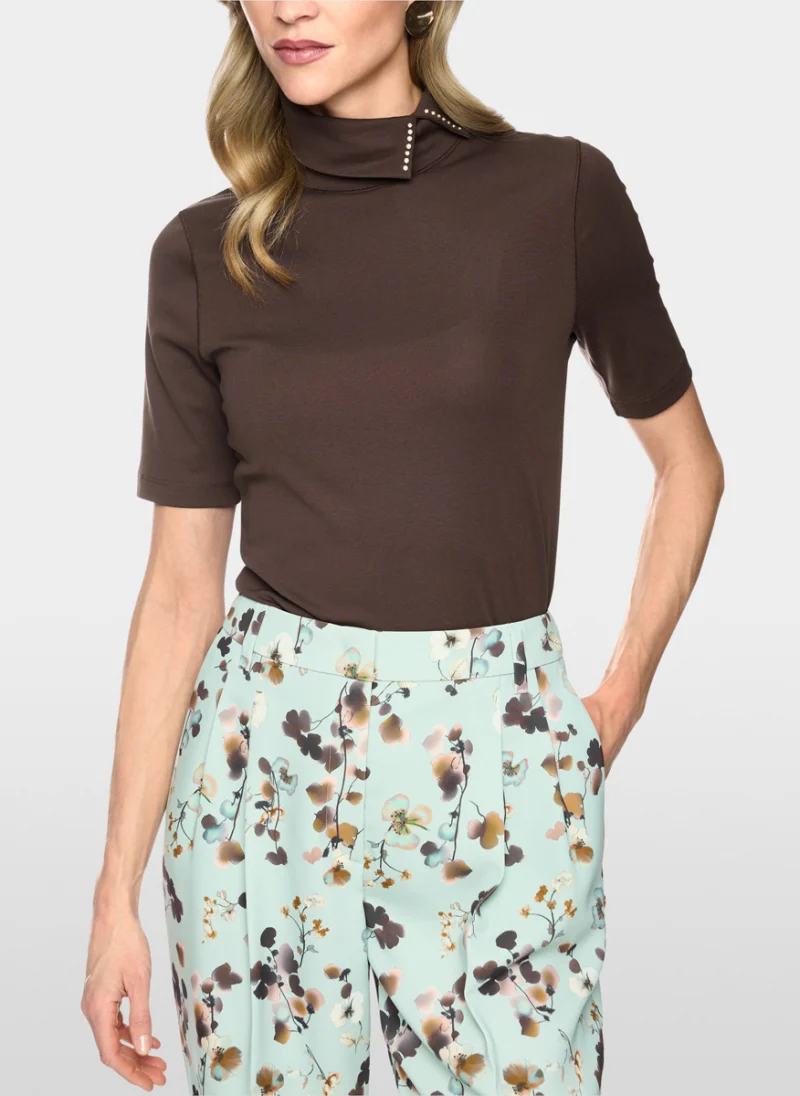Блуза с поло яка Marc Cain Collections