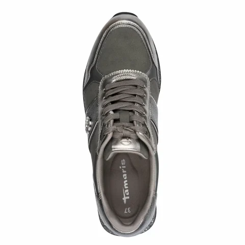 Дамски Сникърс TAMARIS – 1-23727-42-919 SILVER GLAM — снимка 5
