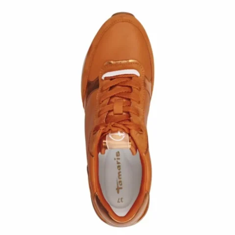 Дамски Сникърс TAMARIS – 1-23754-42-606 ORANGE — снимка 4