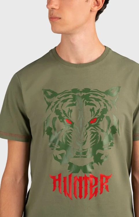 Тениска TS177 с акцентен принт — снимка 5