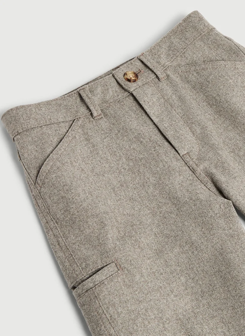 Панталон от вълна 'Functional look' Brunello Cucinelli Kids 8 — снимка 8