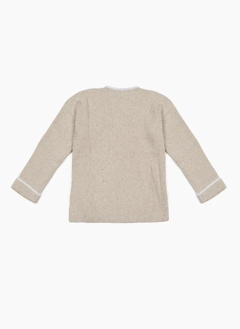 Рокля с тюл 'Diamond yarn' Brunello Cucinelli Kids 8-10 — снимка 5