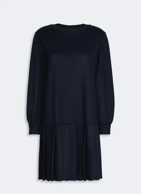 Рокля с плисиран мотив Weekend Max Mara Wkdnavetta — снимка 8