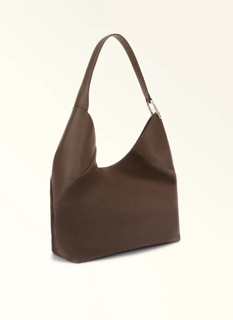 Кожена чанта Furla Lara Тoni Еspresso — снимка 5
