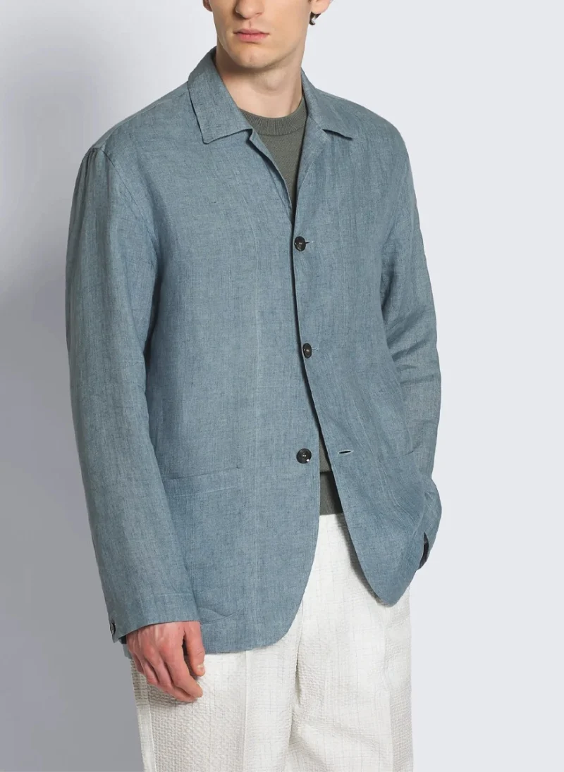 Риза от 100% лен 'Overshirt' Brioni