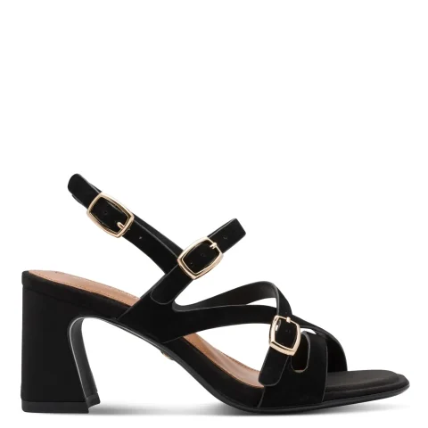 Дамски Сандали На Ток TAMARIS – 1-28340-46-004 BLACK SUEDE