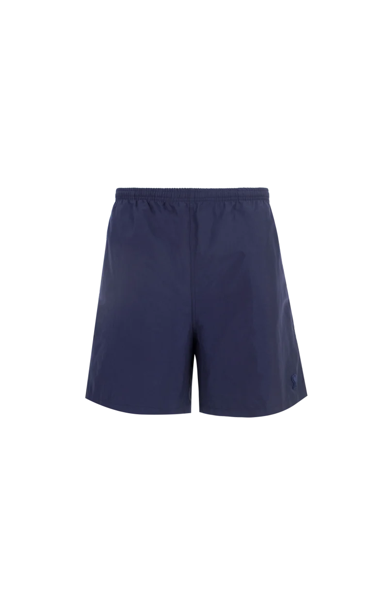 Long Plain Swim Shorts