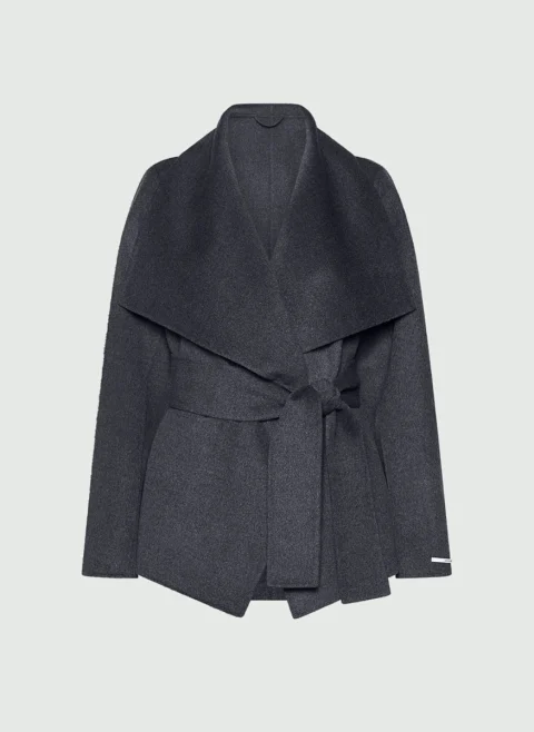 Късо палто от вълна 'Robe-style' Marella Mllpulcinorobe-style — снимка 11