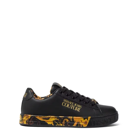 Дамски черни кецове VERSACE JEANS