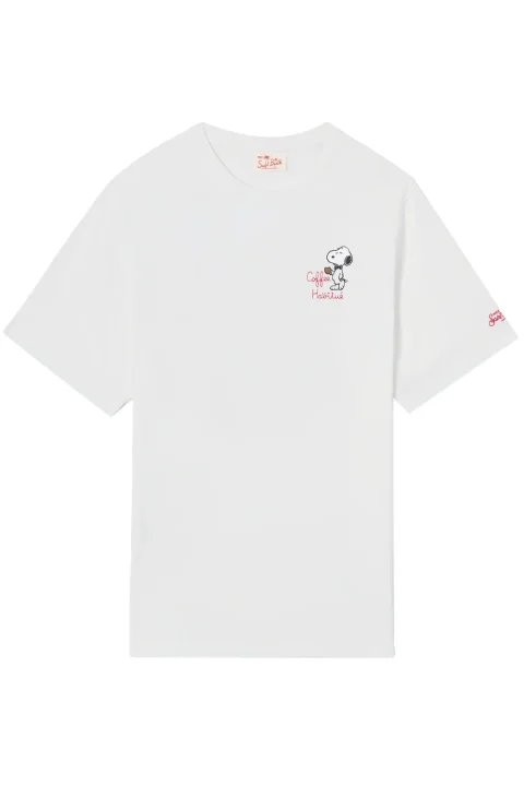 T-Shirt Portofino POT0001-01623L snoopy coffee 01n emb