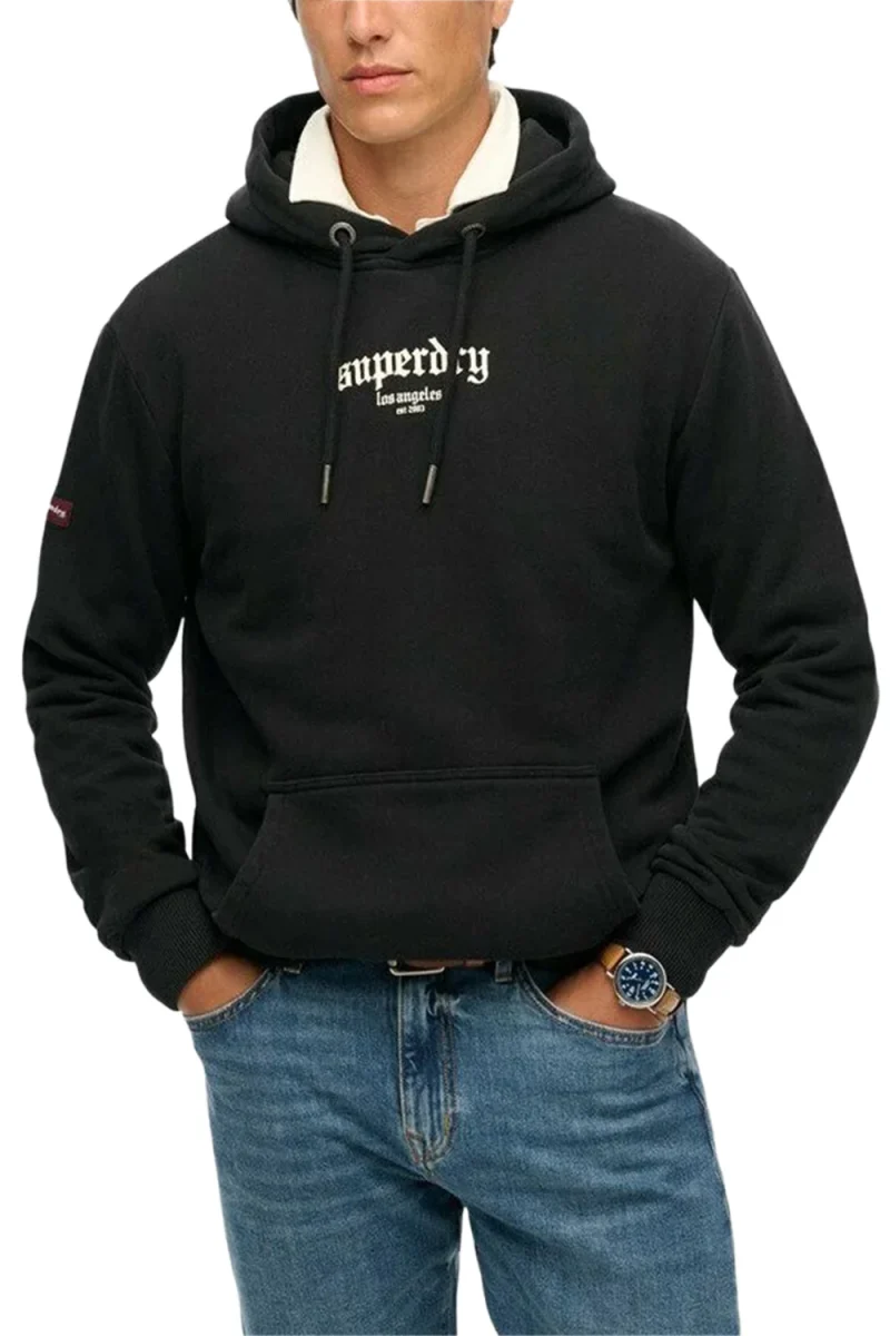 Суичър D2 Ovin Tattoo Flash Loose Hood M2014251A 02a black