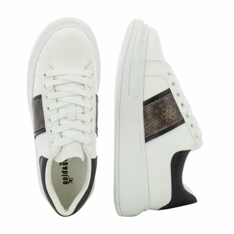 Дамски Сникърс Gold&Gold – GA220 -BIANCO/NERO — снимка 5