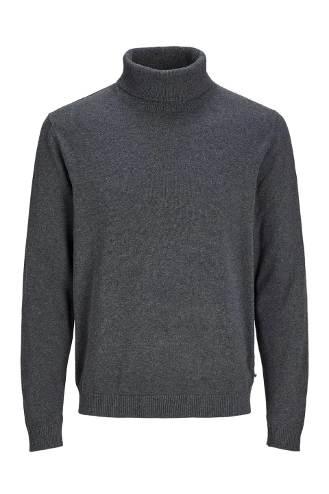 Плетено Jjebasic Roll Neck 12258051 BS000088 dark grey melange