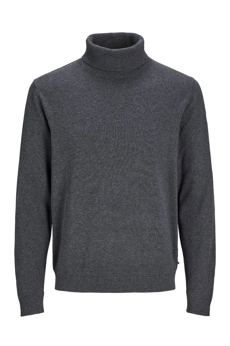 Плетено Jjebasic Roll Neck 12258051 BS000088 dark grey melange