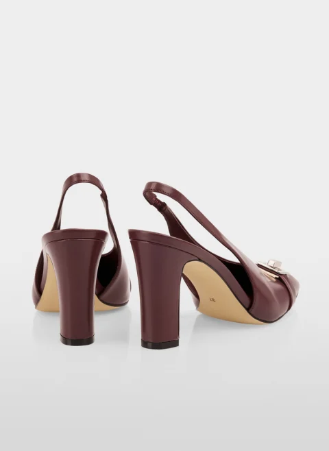 Кожени обувки на ток Marc Cain Collections — снимка 3