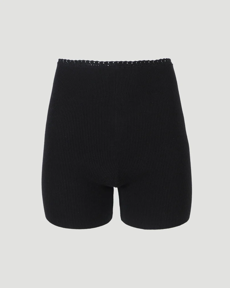 Fitted Rib Shorts