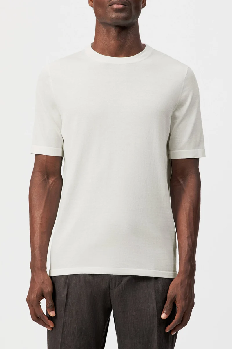 T-Shirt VALENTIN-420052 1930 off white — снимка 2