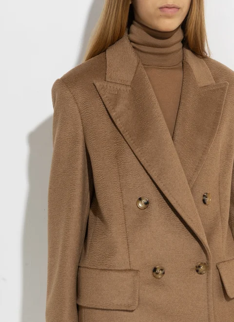 Двуредно палто от вълна Max Mara Cosa — снимка 6