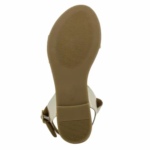 Дамски Равни Сандали CARLO FABIANI – 030-02-0034 MTL GOLD — снимка 4