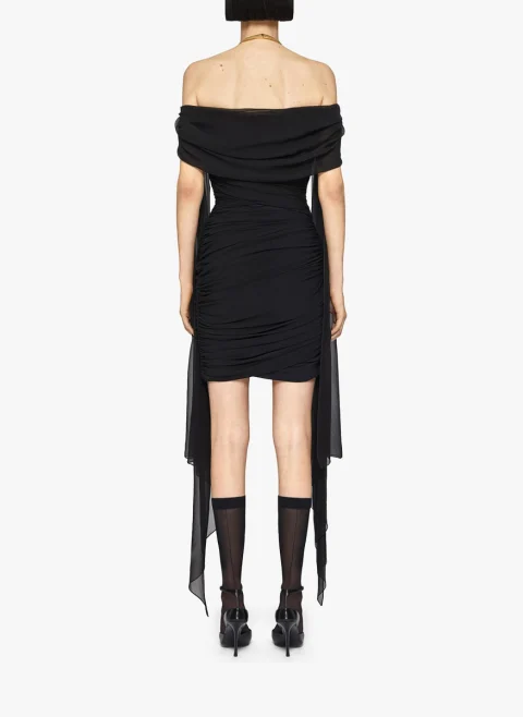 Мини рокля с драперия 'Flowing sleeves' Givenchy — снимка 3