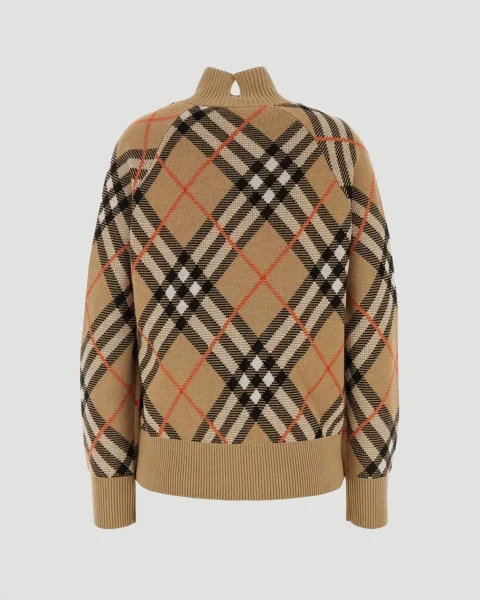 Knit Check Cardigan — снимка 2