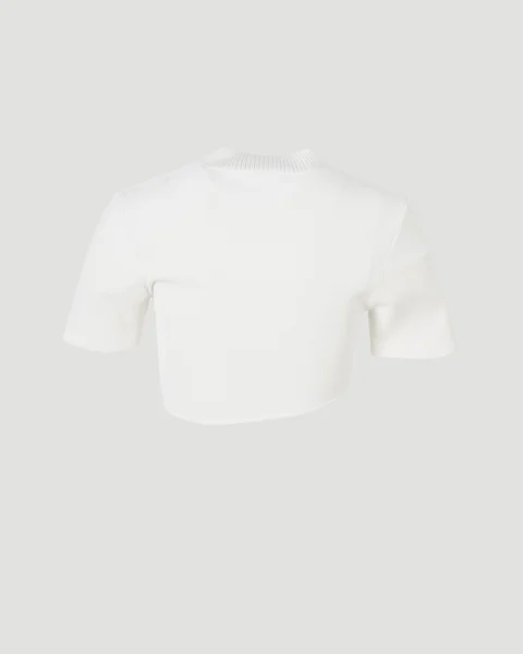 Top with Curved Hem — снимка 2