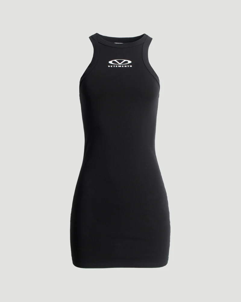 Black Dress with Logo