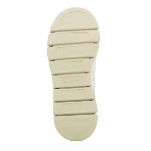 Дамски Сникърс CLARKS – 26176408 NATURE X COVE OFF WHITE COMBI — снимка 5