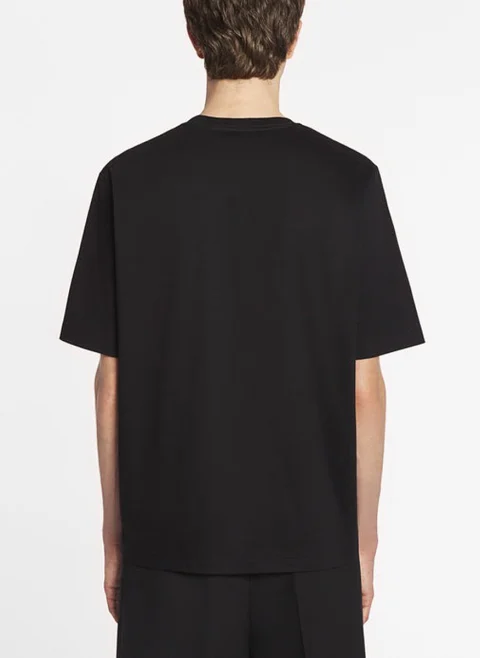 Тишърт с бродерия Lanvin — снимка 8