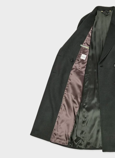 Двуредно палто с кашмир Paul Smith — снимка 3