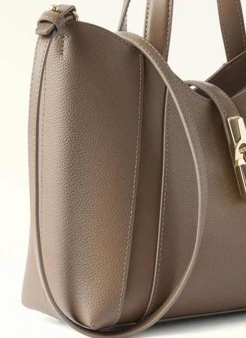 Чанта Furla Goccia Muddy Gray S — снимка 3