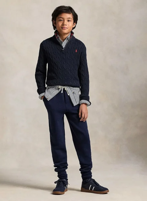 Пуловер 'Cable-Knit' Ralph Lauren Kids 8-14 — снимка 3