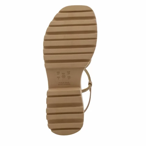 Дамски Сандали На Платформа RAMARIM – 2438203 CAQUI/NAT/GOLD — снимка 4
