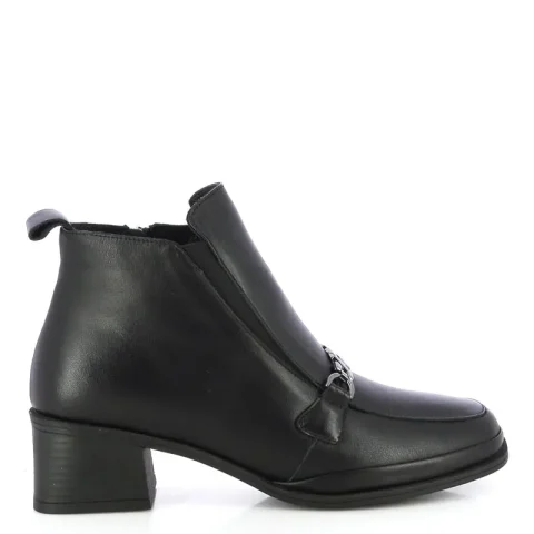Дамски Боти На Ток VERONELLA – 045-4307 BLACK LEATHER